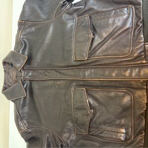 Men's Brown Leather Jacket